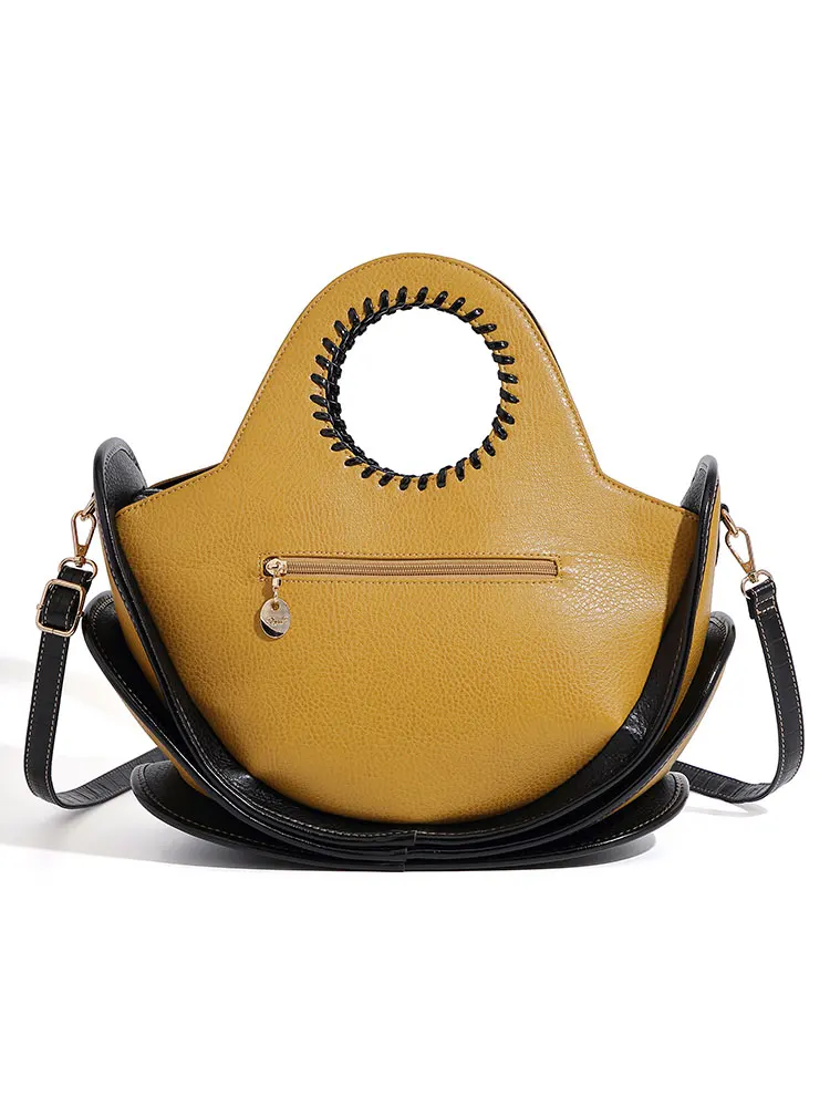 Bag Woman Shoulder Bag High-end Leather Purse Large Capacity Shopping Bag Fashion Designer Women\'s Top Handle Handbags Crossbody