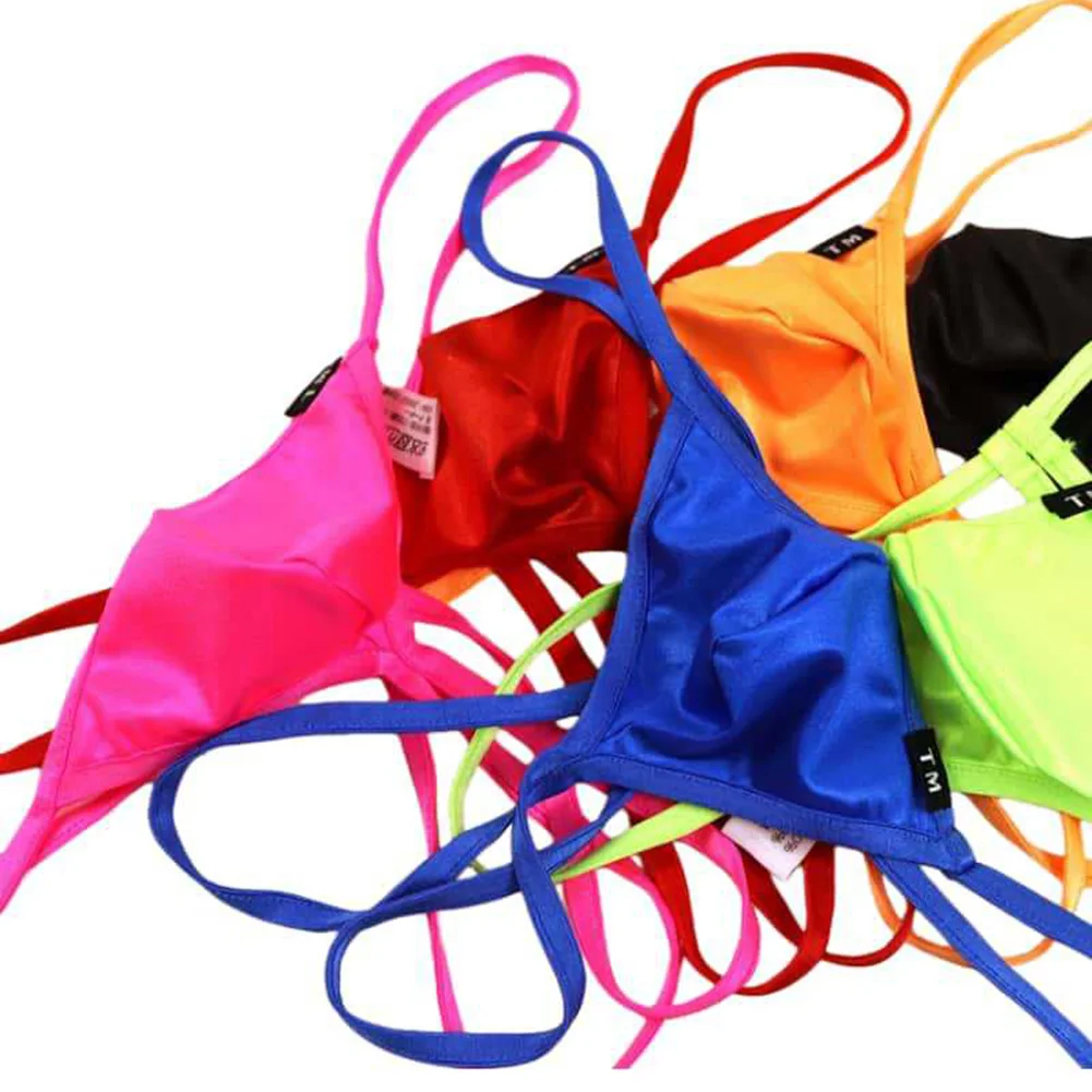 

Удобные сексуальные мужские трусы-стринги с низкой посадкой, двойным тонким поясом, открытой задней частью, U-образным мешочком, маленькие брифы-бикини для мужчин