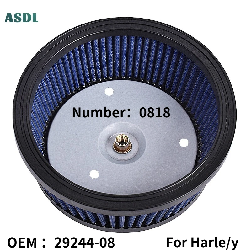

0818 Motorcycle Air Filter Element For Harle/y Electra Tri Glide Road King Road Glide 2008-2015 FLHTUTG FLHTCUTG FLHXS FLHR FLTR