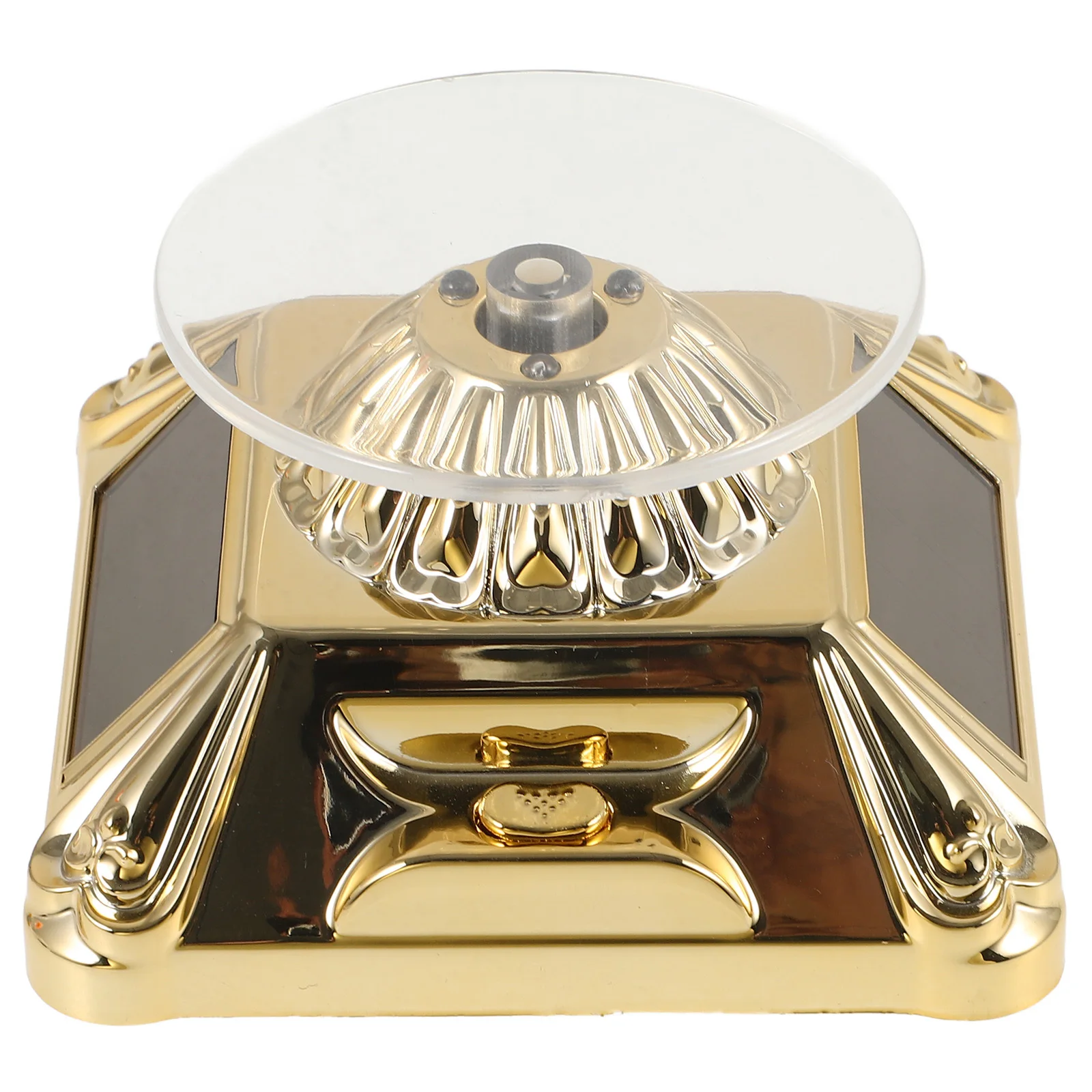 

Jewelry Tray Rotating Display Stand 360 Degree Motorized Turntable Led Spinning Platform For Home Office Store Advertising