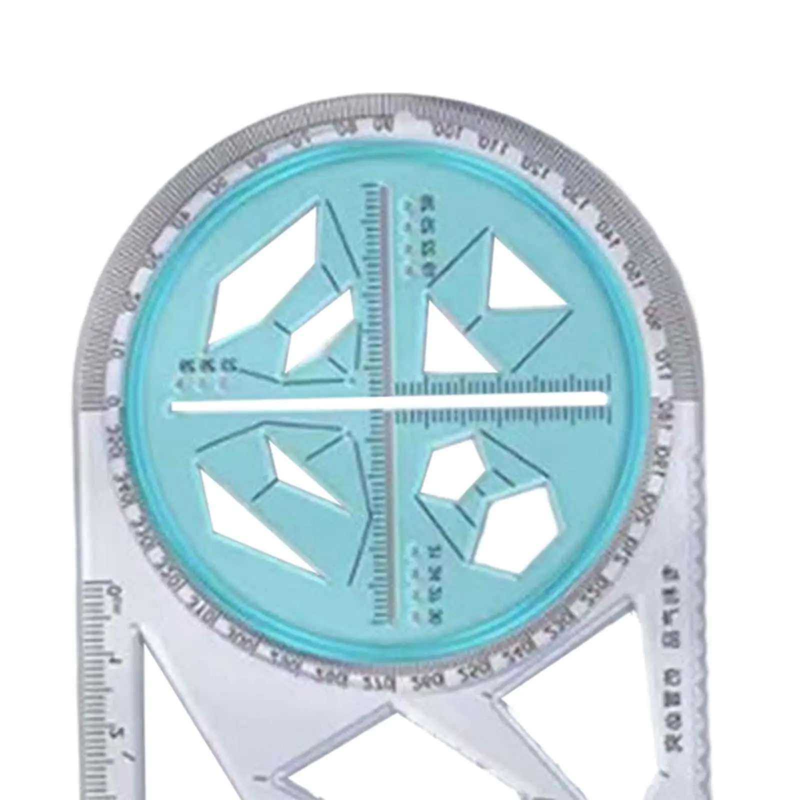 Imagem -05 - Geometric Measuring Stencil Desenho Template Form Work Painting