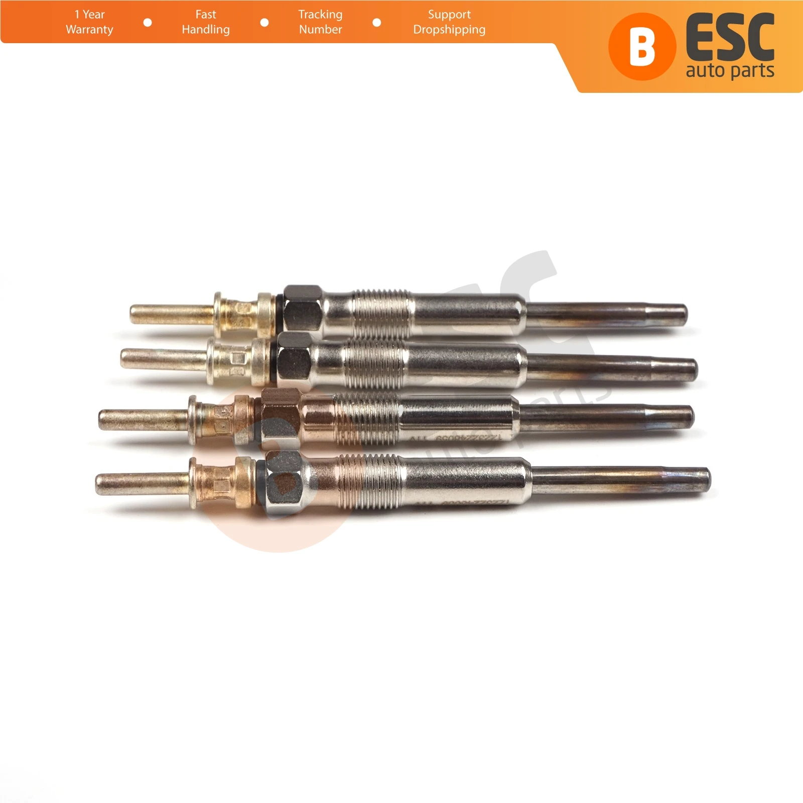 ESC Auto Parts EGP8-1 4 Pcs Heater Glow Plugs GX106, 12232248059 for Opel BMW Rover Fast Shipment Ship From Turkey