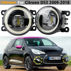 2 X 30W Car LED Angel Eye Fog Light Driving Lamp DRL H11 For Citroen DS3 DS 3 2009 2010 2011 2012 2013 2014 2015 2016 2017 2018