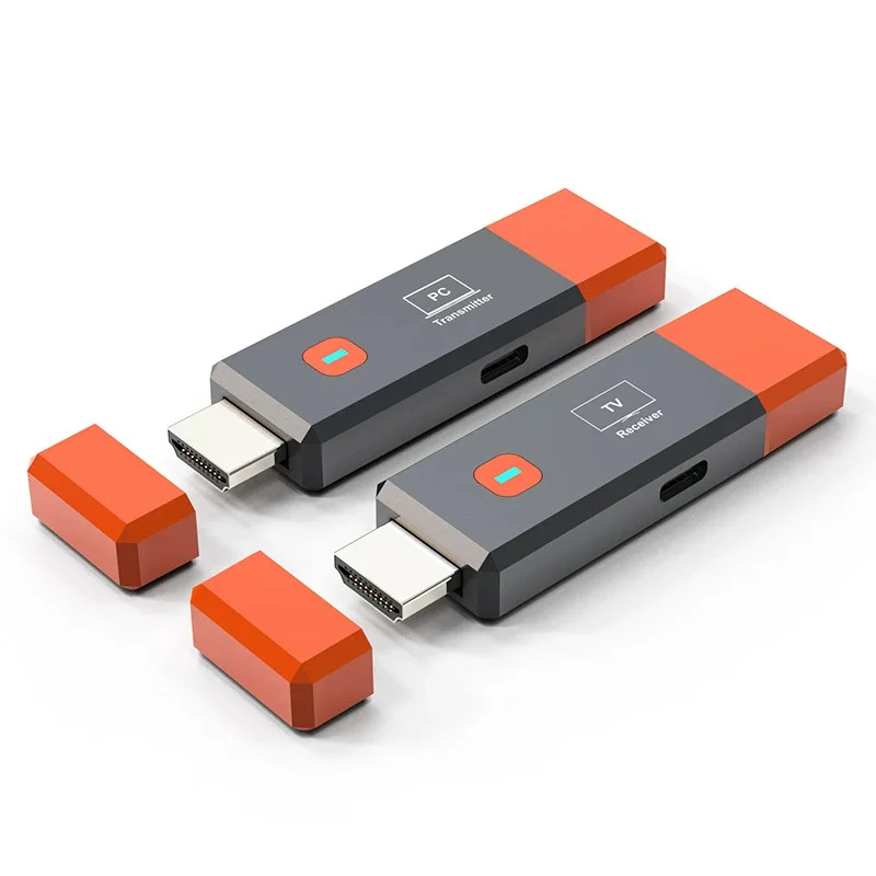 4K/1080P لاسلكي HDMI-متوافق مع جهاز إرسال واستقبال الفيديو موسع محول جهاز استقبال للتليفزيون دونغل للكاميرا والكمبيوتر المحمول لمراقبة #6