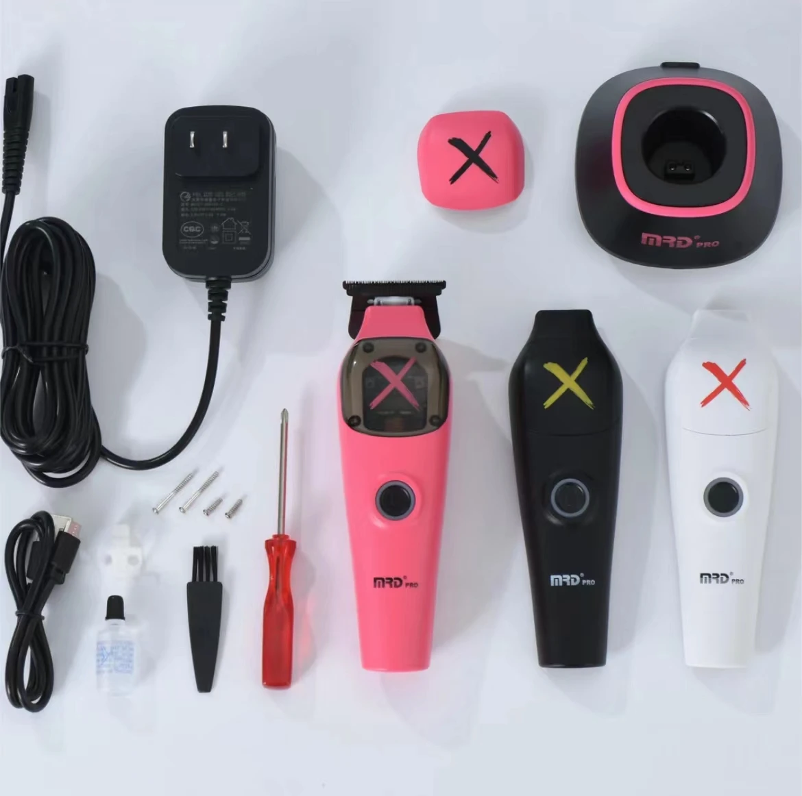 Moerda MRD  Gamma Stylecraft machine emperor X pink hair clipper high-power hair clipper hair salon special hair clipper