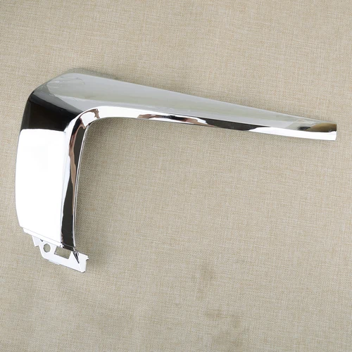 Imagen 2 del producto Cubierta de parachoques cromado central delantera izquierda para coche, moldura embellecedora compatible con Mitsubishi Outlander 2019 2018 2017 2016 6407A145