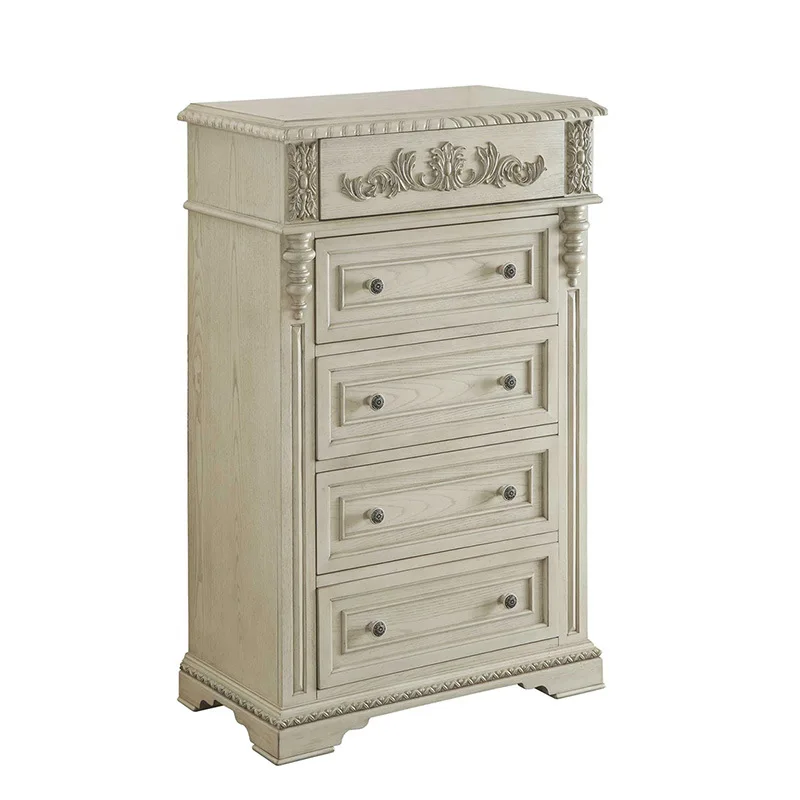 

American country carved chest of drawers, European bedroom cabinets, lockers European chest of drawers