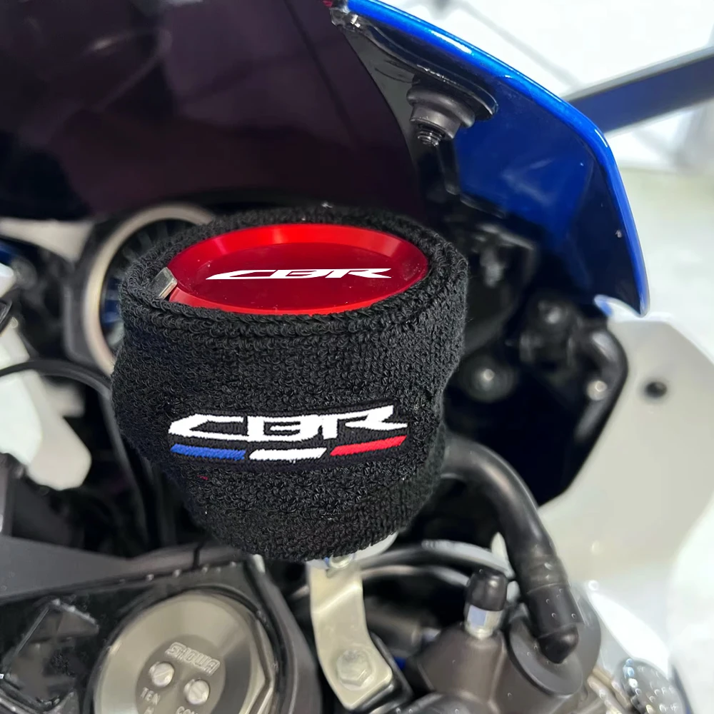 For HONDA CBR600RR CBR1000RR CBR 600 1000 RR 2004-2024 2018 Motorcycle Front Brake Fluid Reservoir Cap Cover Sock Oil Filler Cap