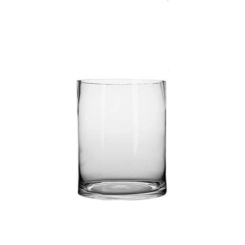 Florero transparente nórdico, arreglo de flores, arte moderno minimalista, florero de cristal para jardín y balcón, Jarrones grandes para decoración del hogar