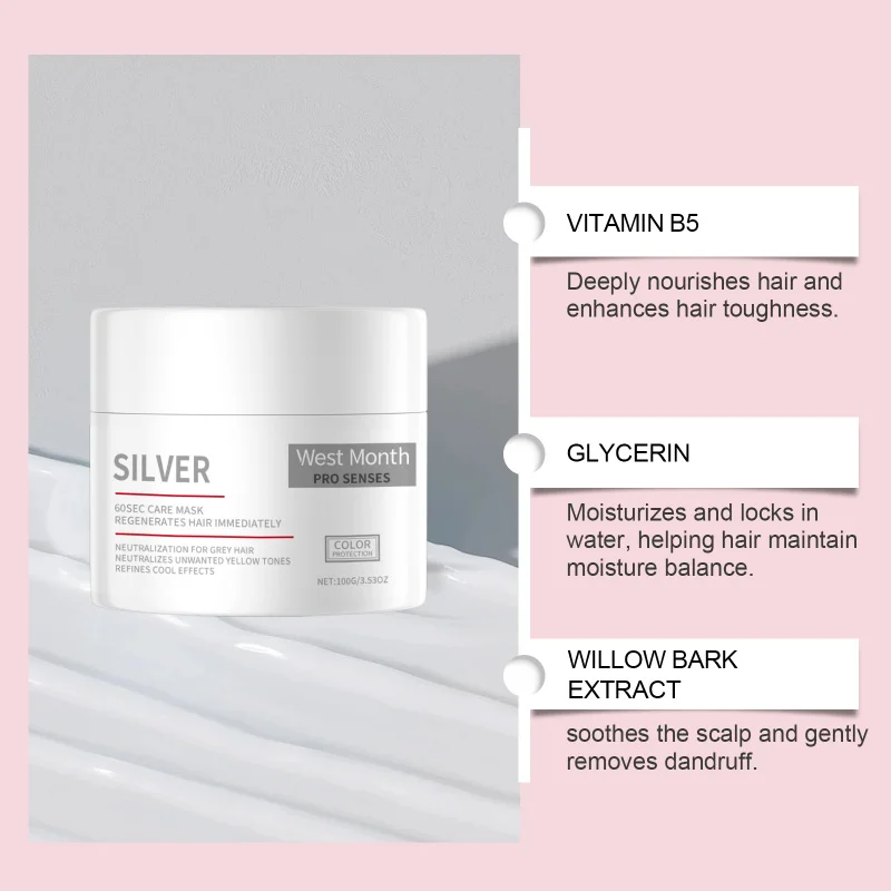 

Hair Care Mask - Neutralizes Dullness & Enhances Shine - Deeply Nourishes & Repairs Dry, Damaged Hair - 60 Second Treatment