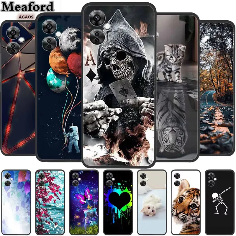 For OnePlus Nord N30 5G Case Original Soft Silicone Phone Cover Fundas for OnePlus Nord N30 N 30 Protective Shockproof Cool Capa