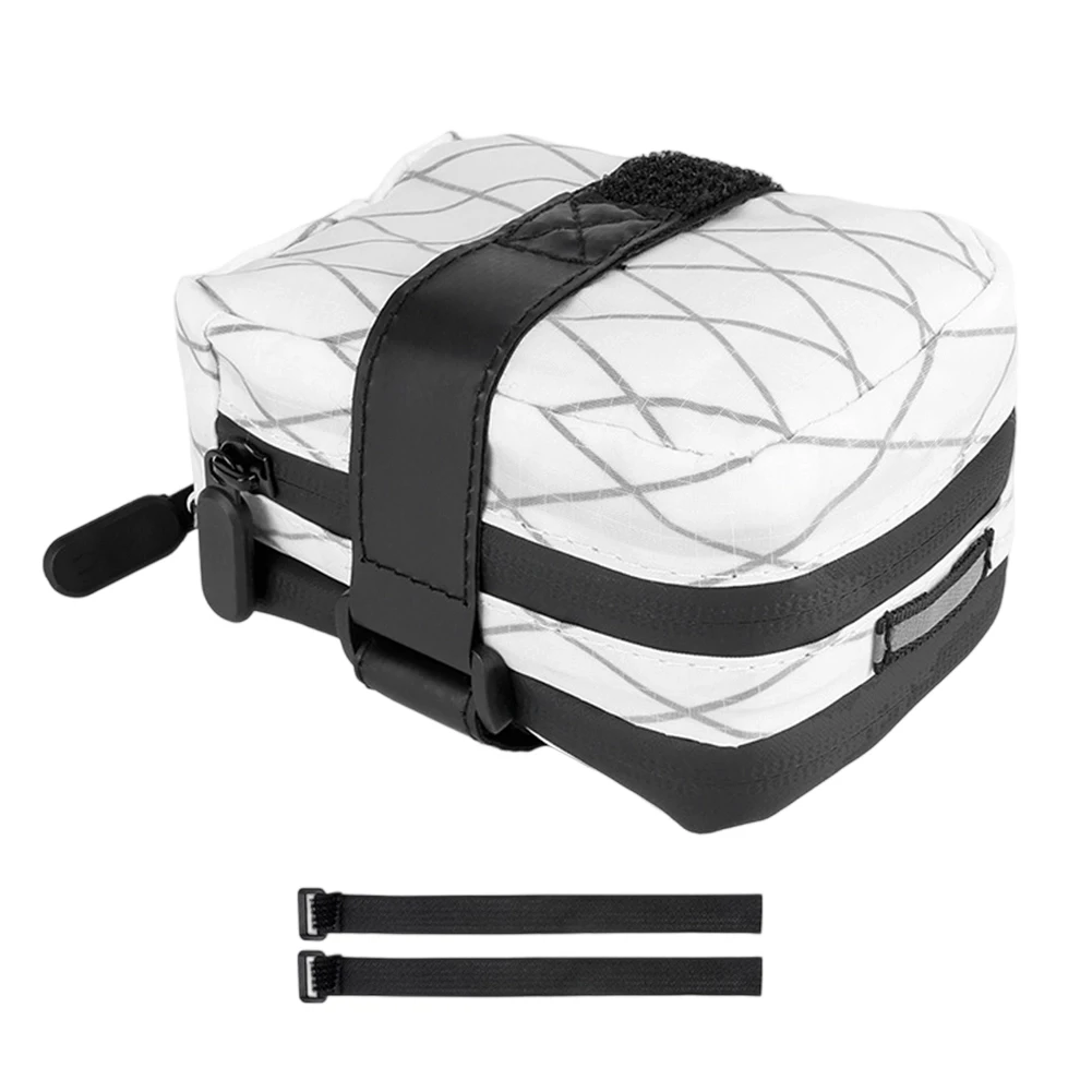 

Tail Bag With Strap Bike Saddle Bag 0.5L Storage Capacity Ample Storage Capacity Bow Ring Strap For Road Bicycle