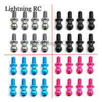 10pcs Metal M3 Ball-Head Screw Link Rod Shock Absorber End Universal For 1/10 RC Car Sakura D5 Tamiya TT01 TT02 On-road Car w25