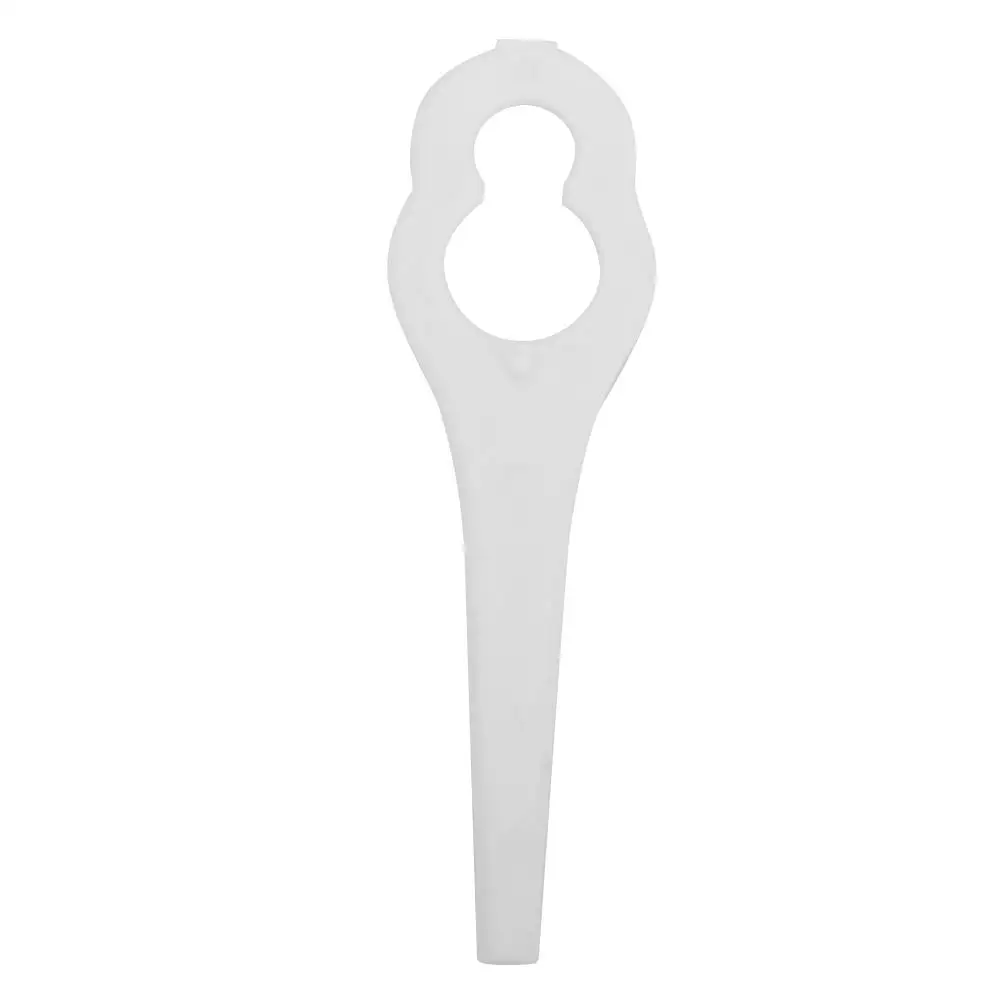 50 قطعة 7.5X2cm شفرات بلاستيكية لحديقة العشب الانتهازي جزازة العشب استبدال أجزاء عالية الجودة قاطع غاز اكسسوارات