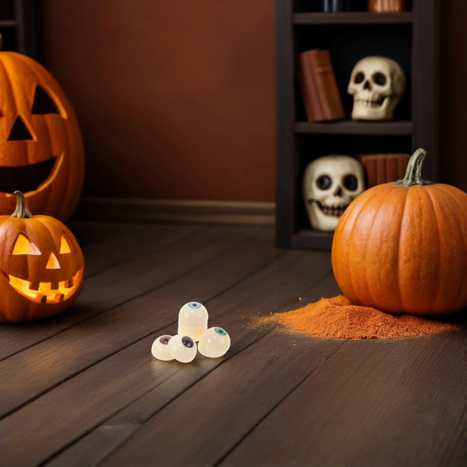 

8Pcs Acrylic Eyeballs Realistic Half Round Fake Eyes Halloween Decorations for DIY Horror Craft Animal Projects