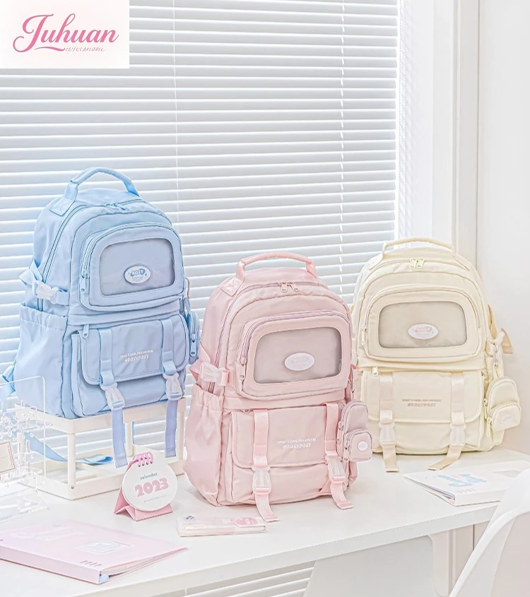 

Japanese cream powder department large-capacity college schoolbag women student books computer bag travel bags ltabag backpack
