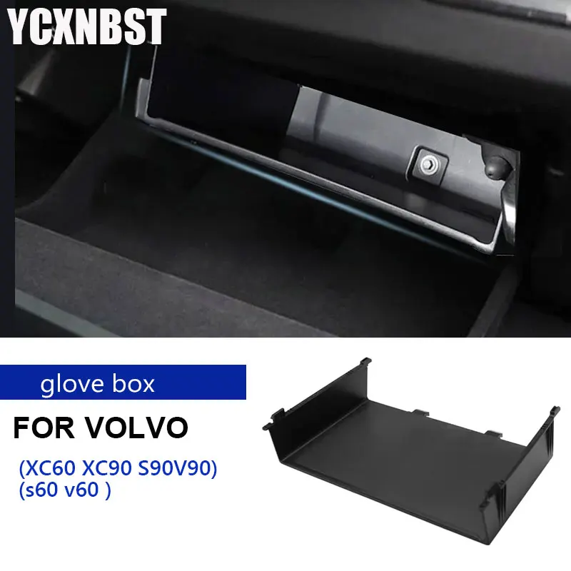 

For volvo glove box compartment board xc60 s90 v90 s60 v60 storage box modification accessories