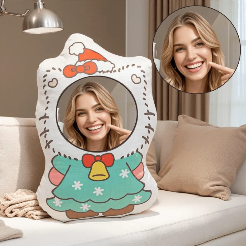 

Customized Christmas Kitten Plush Pillow with 3D-Printed Design, Made from Soft Polyester Fiber—The Perfect Gift Choice.