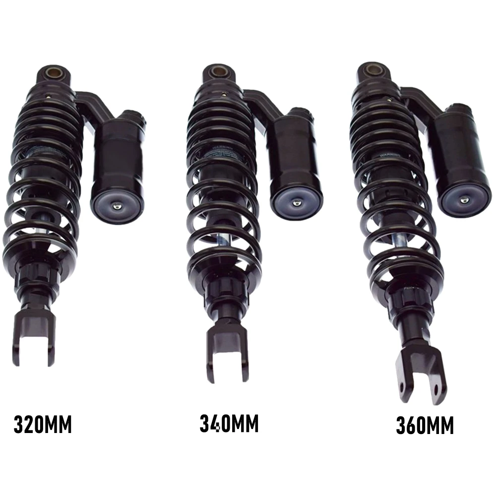 320-360mm Adjustable Damping Motorcycle Rear Shock Absorber For Honda Suzuki Yamaha N/Xmax Aerox RSZ PCX125/150 Scooter ATV Quad