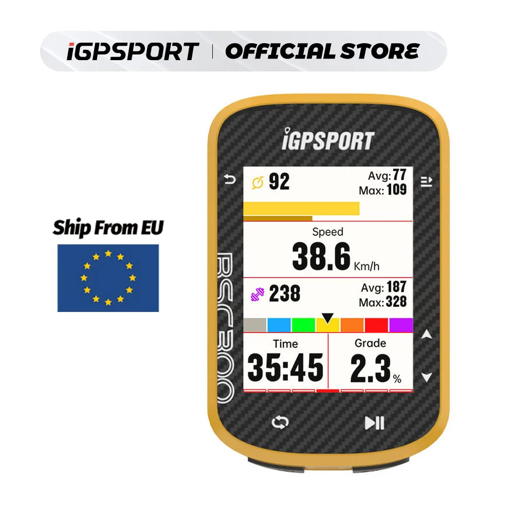 IGPSPORT BSC300 ordinateur de vélo odomètre de cyclisme IPX7 sans fil GPS compteur de vitesse pour vélo ANT capteur de vitesse carte Navigation