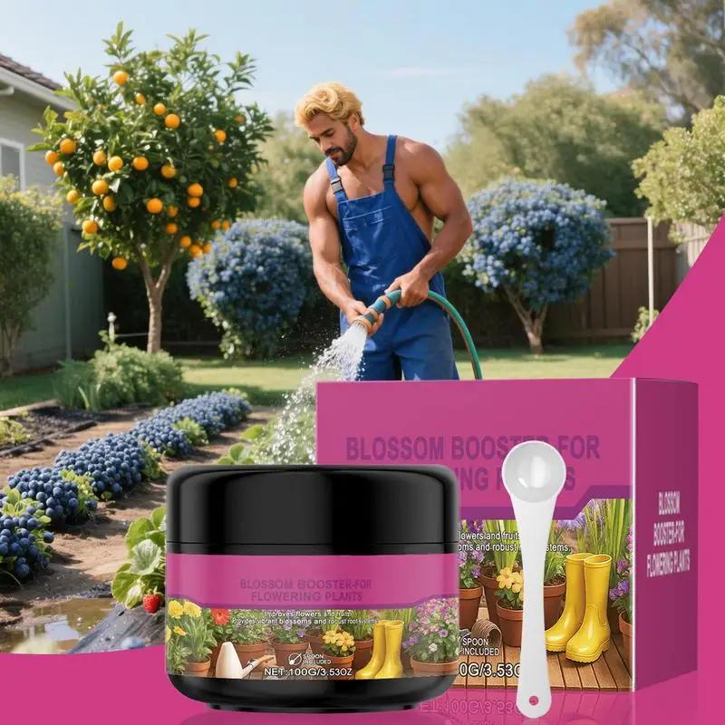 100g Blooming Fertilizer Nutrient Powder Flowering Fertilizer Plant Booster Flower Nutrient Powder Supplementing Fertilizer