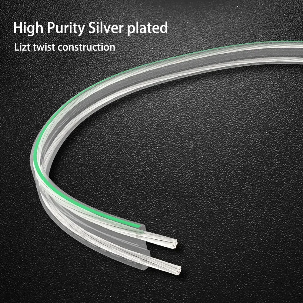 SP02 Silver Plated High Performance Speaker Cable 2X1.5mm²(15AWG) HiFi speaker cable Audio surround car audio Cord