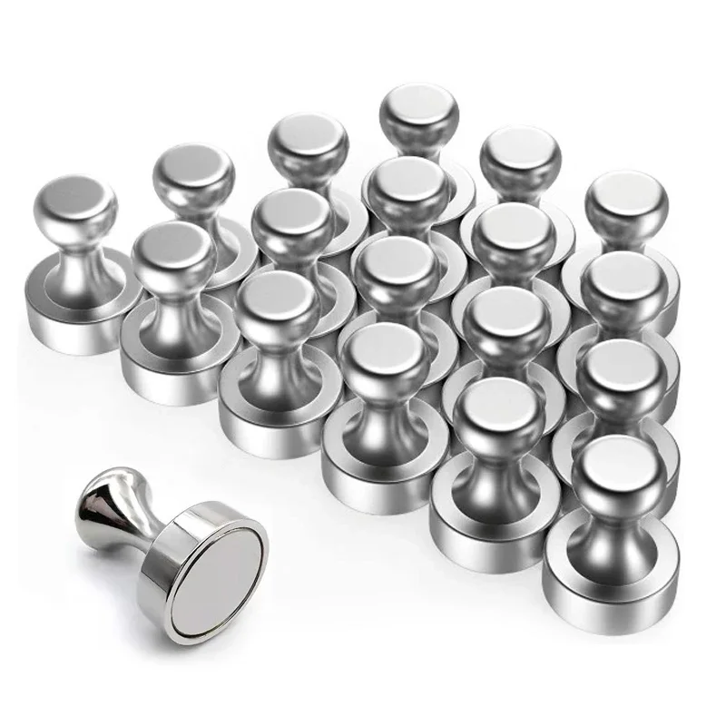 

8/4/2/1 pcs Magnet Circular Push Pin Powerful Neodymium PushPins Wall Hook Home Kitchen Office Supplies Refrigerator Whiteboard