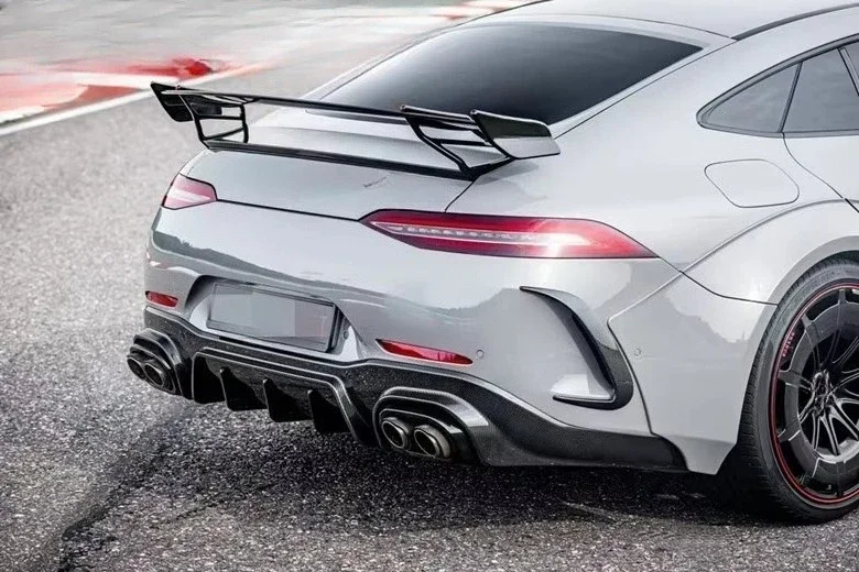 Carbon Fiber Rear Trunk Spoiler Racing Wings for  GT TSGTR Coupe 2-Door RT900 Style Rear Tail Wings
