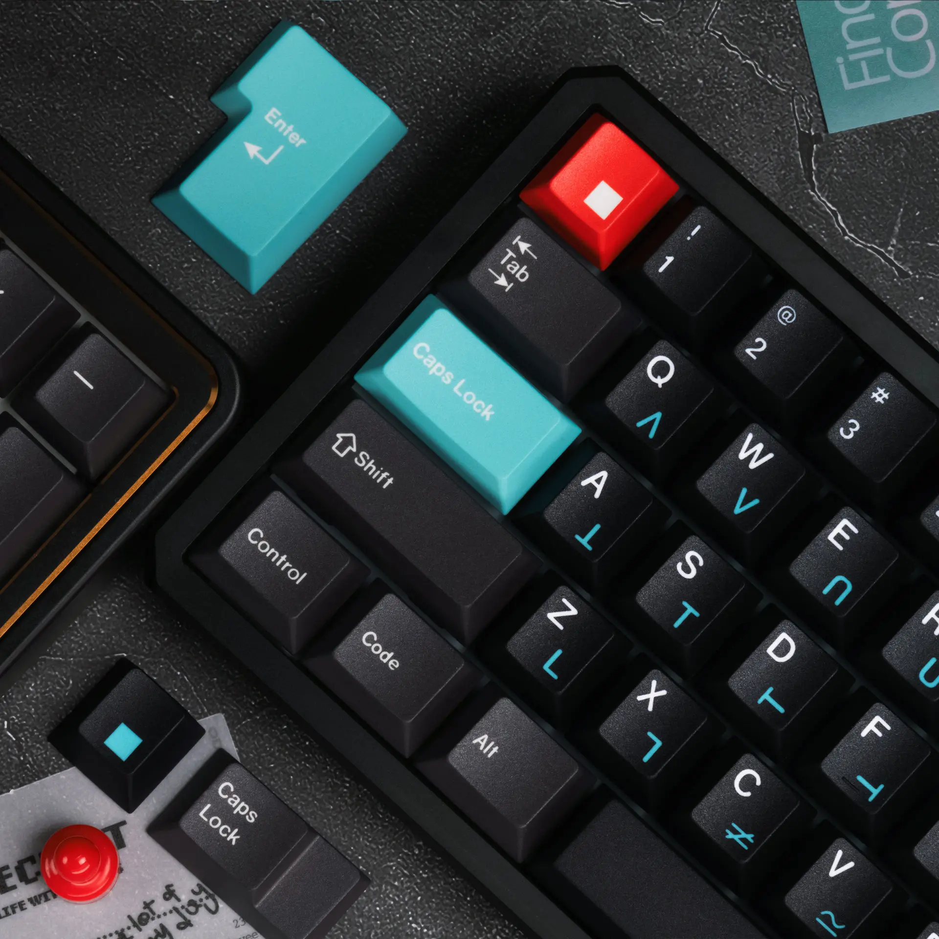 Keebox Dolch Keycaps Cherry Profile PBT Five Side Dye Sublimation Mechanical Keyboard DIY Kit Full Set 1.7mm Thickness