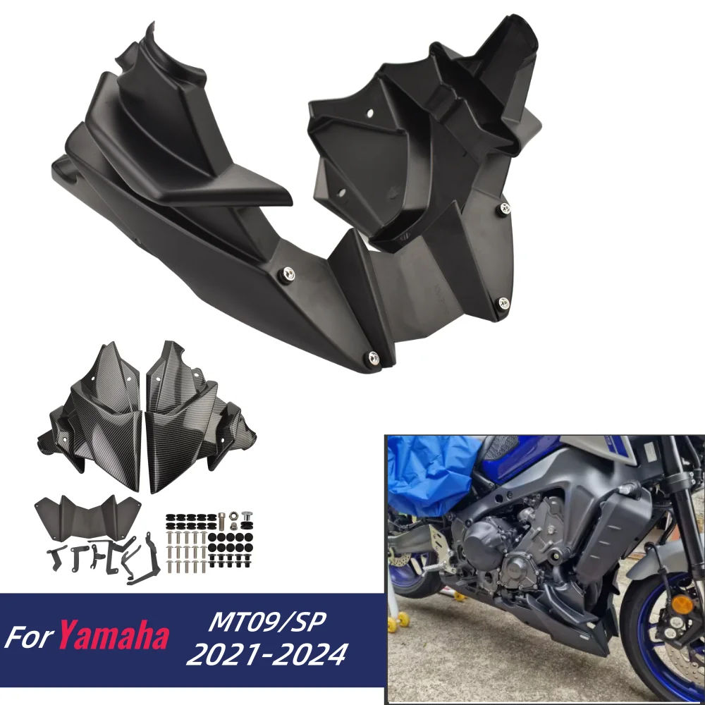 

For Yamaha MT-09 SP 2021-2024 MT09 Belly Pan Engine Chassis Spoiler Fairing Guard Cover Protector 2023 Tracer 9 GT Accessories
