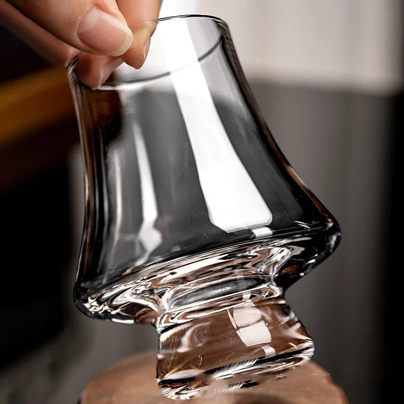 Good for Cognac Brandy Scotch Bourbon Whisky Crystal Glass Snifter 250ML Narrow Rim Tasting Glasses - Handcrafted