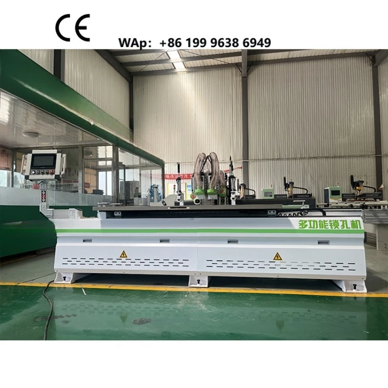 Automatic CNC Hinge Mortiser Machine Door Lock Drilling Boring Equipment for Woodworking Furniture for Wooden Door Woodworking