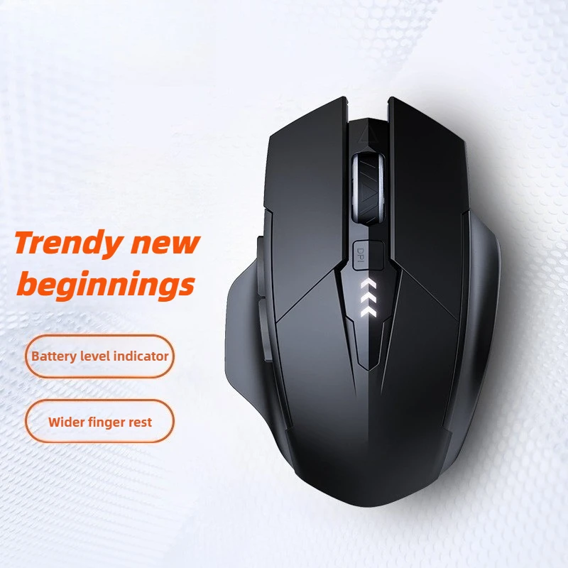 

Three Mode Wireless Bluetooth Mouse Laptop Office Home Game Comfortable Grip Portable Lightweight Long Battery Life Plug AndPlay