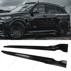 For BMW X5 G05 Performance Style Side Skirt Extension Rocker Panels Lip Splitters X5 40i 40d M60i M60d M Sport 2023 2024 Tuning