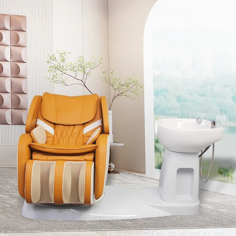 

Scalp Washbasin Salon Styling Chairs Aesthetics Washing Machine Hydrotherapy Shampoo Chair Washbasin Lavacabezas Salon Equipment