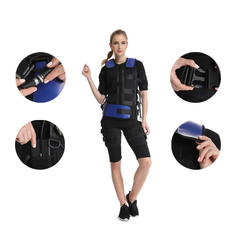 Professional Durable Vest Electric Muscle Stimulation EMS Body Training Suit Smart Women Men Fitness Clothes