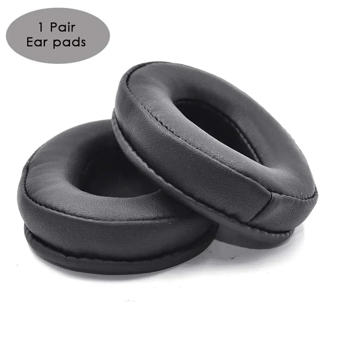 Replace Foam Ear Pads Cushions for Audio-Technica ATH-SR5 SR5BT MSR5 Headphones Protein Leather Earpads