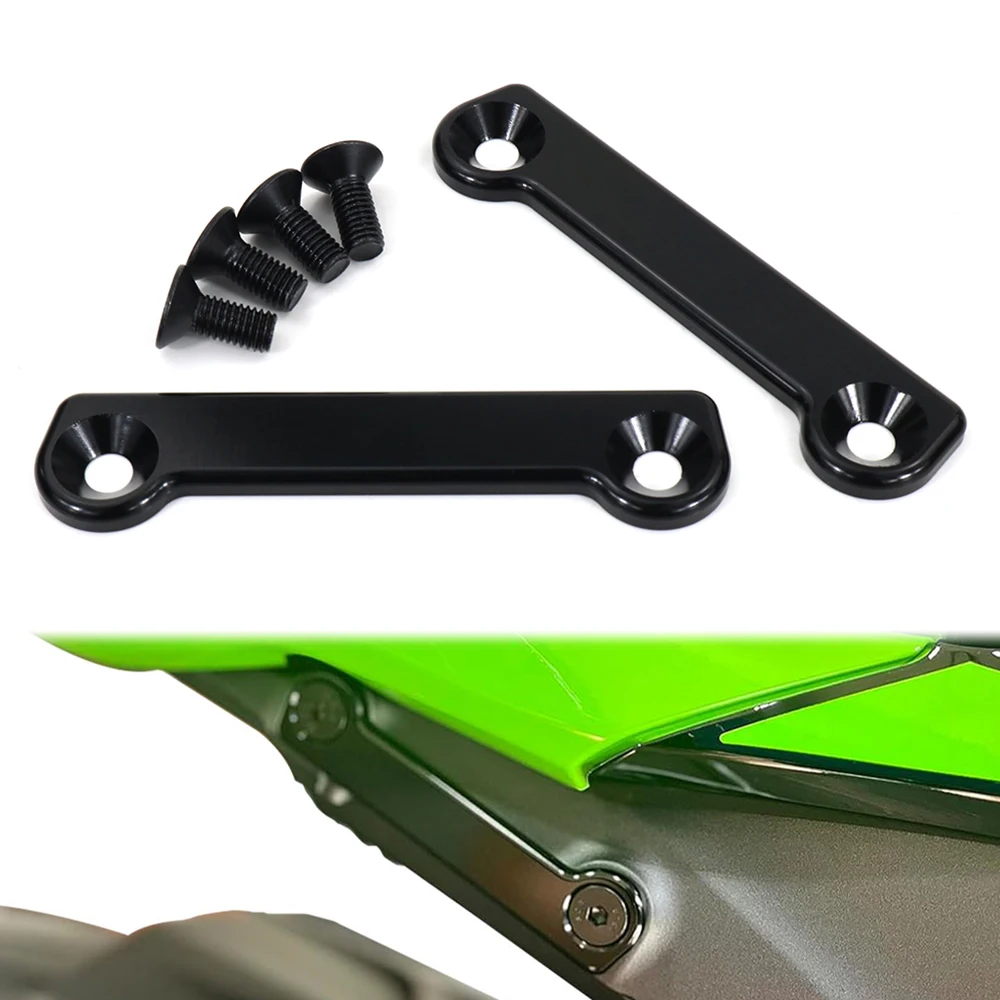 

CNC Rear Passenger Peg Holes Cover Footpeg Block Off Plate For kawasaki Ninja ZX-6R ZX636 ABS KRT ZX636 40th Anniversary Edition