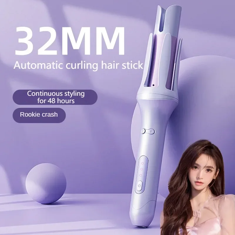 Automatic Hair Curler 32MM Auto Rotating Ceramic Hair Roller Professional Curling Iron Curling Wand Hair Waver