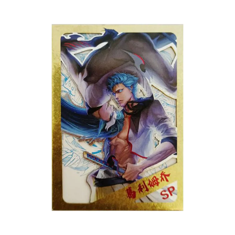 Anime BLEACH Rare SP Refraction Game Cards Kuchiki Rukia Inoue Orihime Grimmjow Toys for boys Collectible Cards Birthday Present