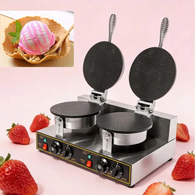 Ice cream machine skin machine Egg roll machine Ice cream tray crispy machine Egg roll machine Ice cream rind