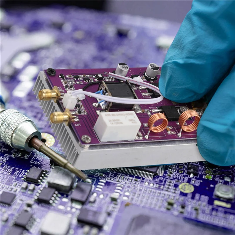 A25P 50W Shortwave Power Amplifier 50W Shortwave Power Amplifier Module With Low-Pass Filter Supporting 2Mhz-30Mhz Frequency Ran