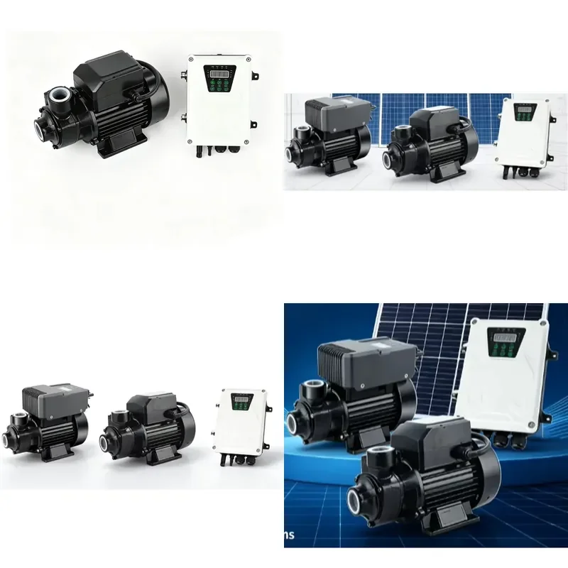 Off-Grid DC Solar Land Water Pump PV Surface Centrifugal Pump With Digital MPPT Controller for Farm Water Distribution