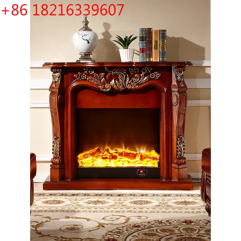 1.2 meters European mantel decorative heating furnace core engraved drawing gold and silver electric fireplace decorative cabine