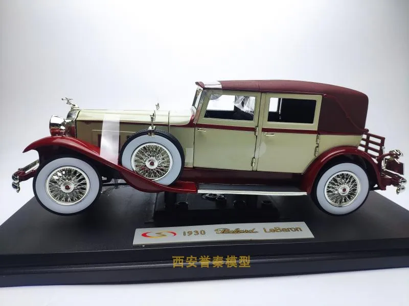 Signature 1:18 Packaid Lebaron 1930 Vintage Car All Open Alloy Metal Static Car Model Toy Gift