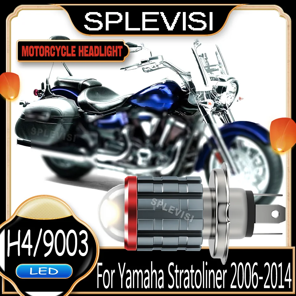 

1 year warranty waterproof IP67 LED h4 Motorcycle Headlight For Yamaha Stratoliner 2006 2007 2008 2009 2010 2011 2012 2013 2014