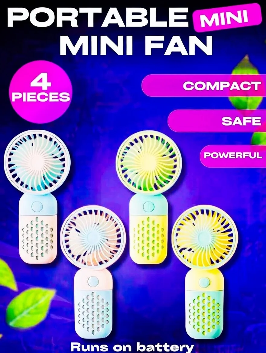 

Миниатюрный портативный вентилятор с подсветкой, перезаряжаемый, 3 скорости, тихий, для сушки ресниц, макияжа, ногтей, охлаждающий вентилятор для женщин, для путешествий