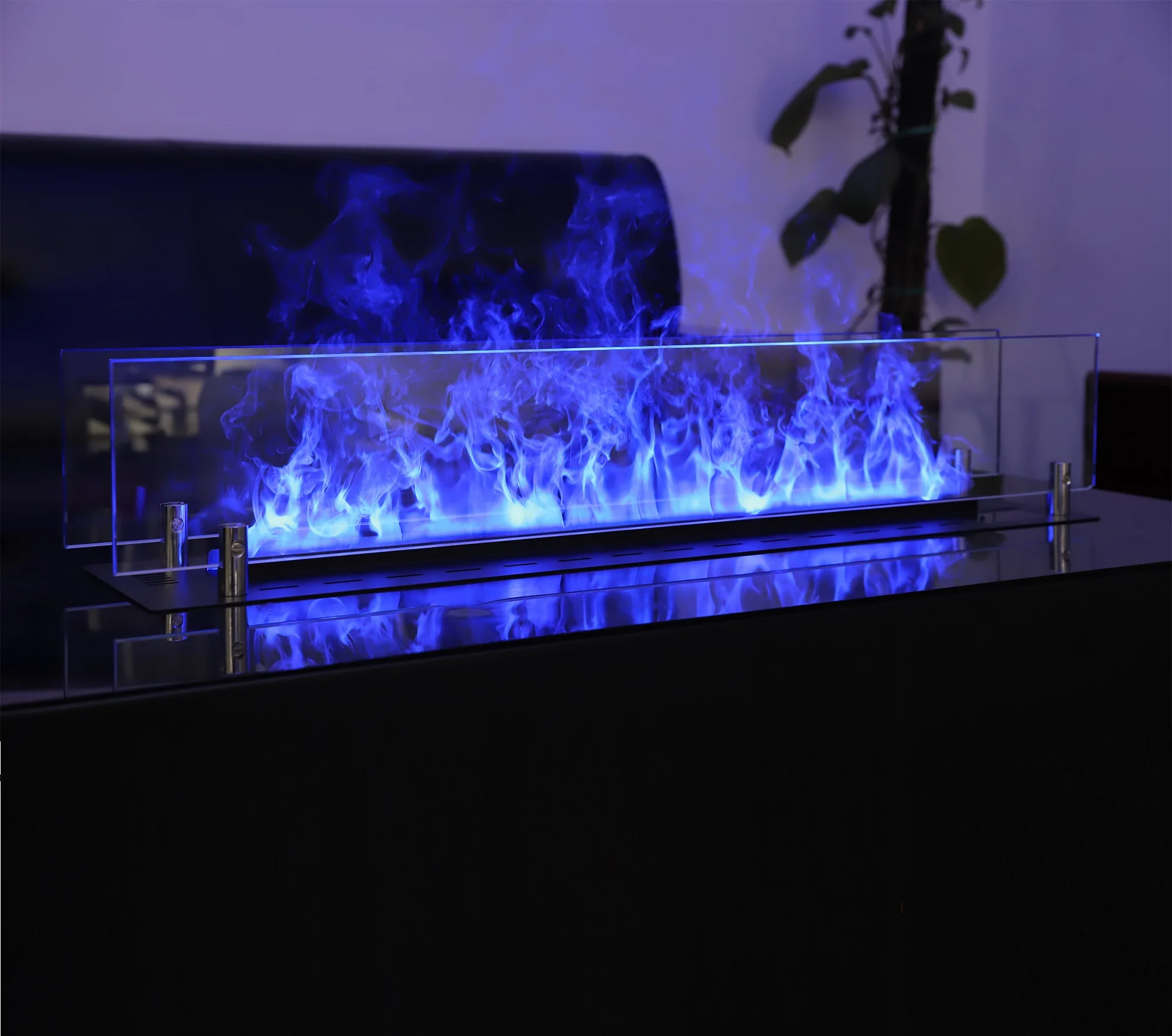 -Fire-3D Água vapor lareira elétrica, moda interior, 60 Polegada