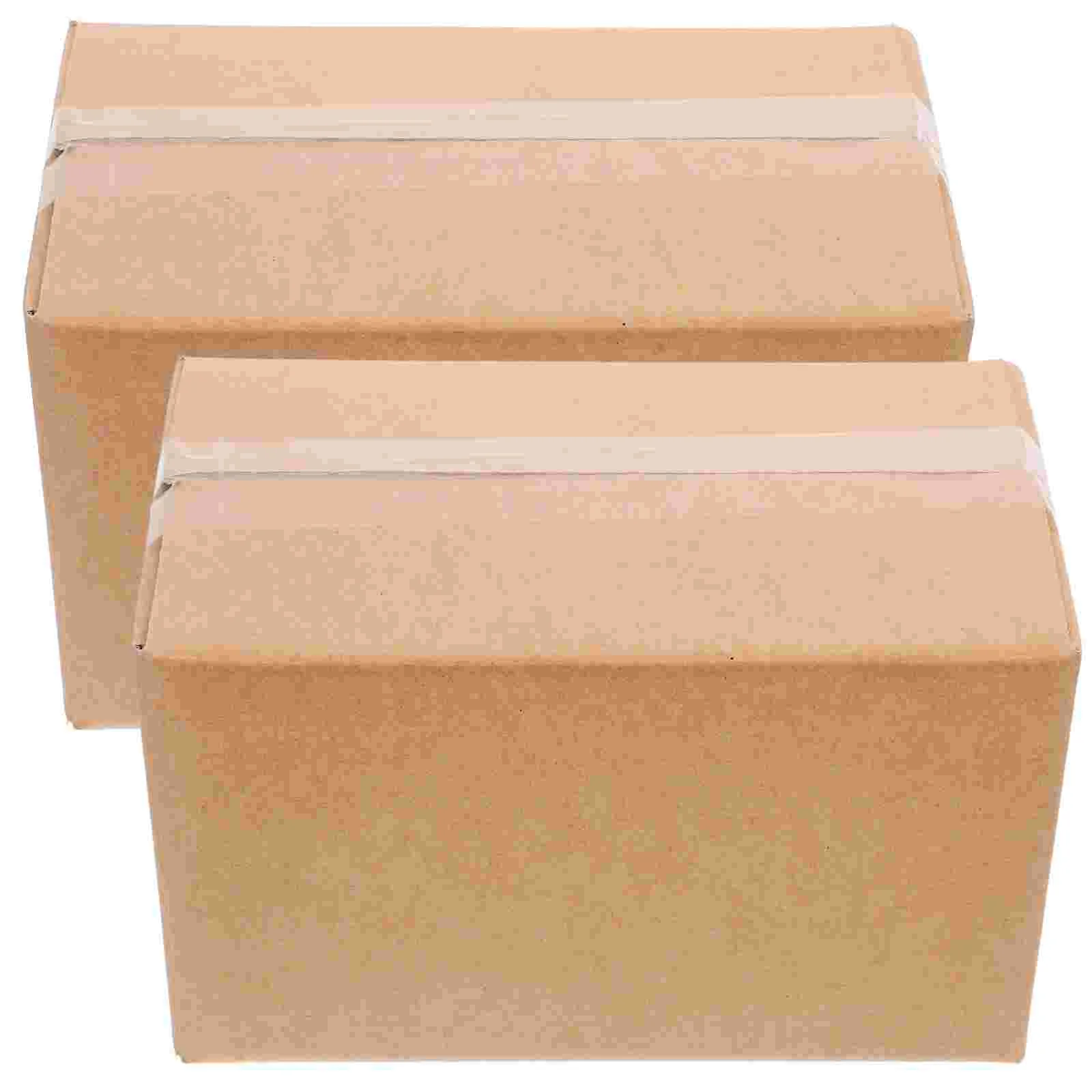 2 Pcs Transport Refrigerated Box Insulated Shipping Containers Boxes Food for Cold Paper