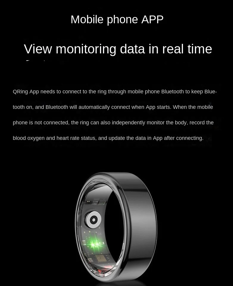 For Tesla model3 / Y / S / X car key heart rate oxymeter step photo Bluetooth multifunctional smart ring key man